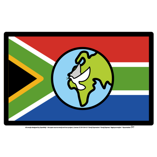 South Africa - Where Dreams Fly on Flags! 🌍🕊️🇿🇦