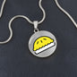 Pie Moji Silver Necklace