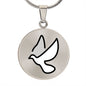 Dove Moji Silver Necklace