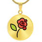 Rose Moji Gold Necklace
