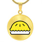 Pie Moji Gold Necklace