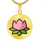 Lotus Moji Gold Necklace