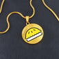 Pie Moji Gold Necklace