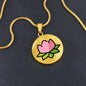 Lotus Moji Gold Necklace