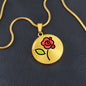 Rose Moji Gold Necklace