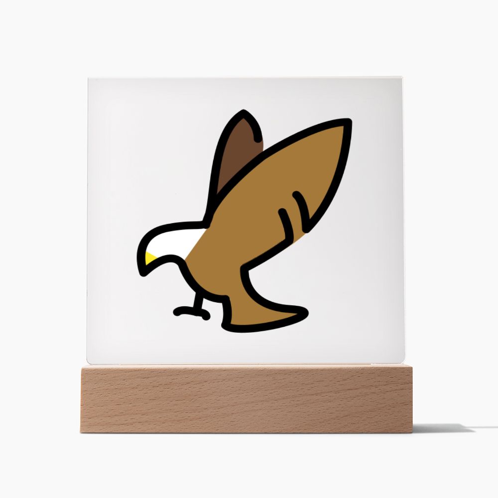 Eagle Moji Pop Art Plaque