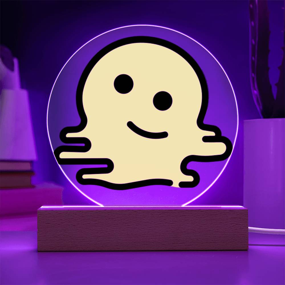 Melting Face Moji Pop Art Plaques - Emoji.Express (LED Available)
