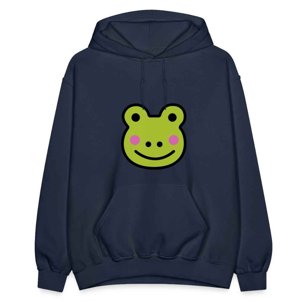 Customizable Sachi-chan Emoji Expression Character Moji Gildan Heavy Blend Adult Hoodie - Emoji.Express - navy