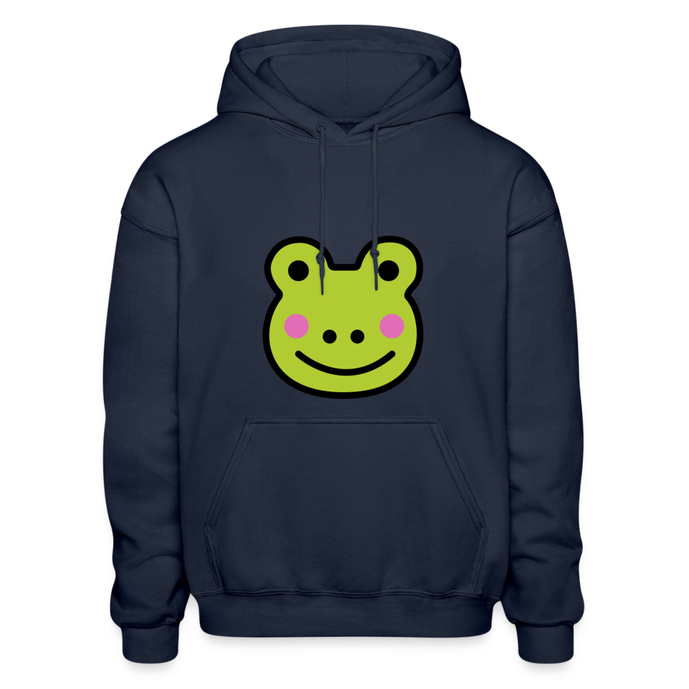 Customizable Sachi-chan Emoji Expression Character Moji Gildan Heavy Blend Adult Hoodie - Emoji.Express - navy