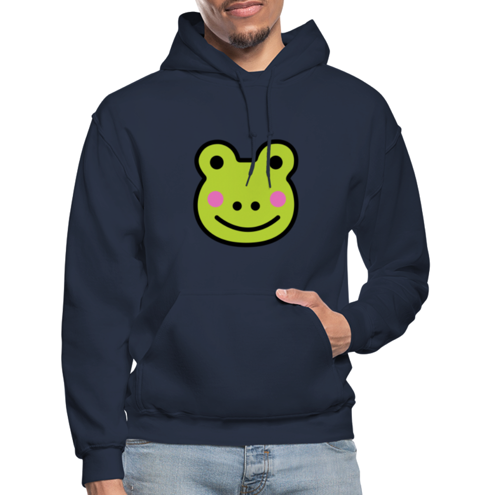 Customizable Sachi-chan Emoji Expression Character Moji Gildan Heavy Blend Adult Hoodie - Emoji.Express - navy