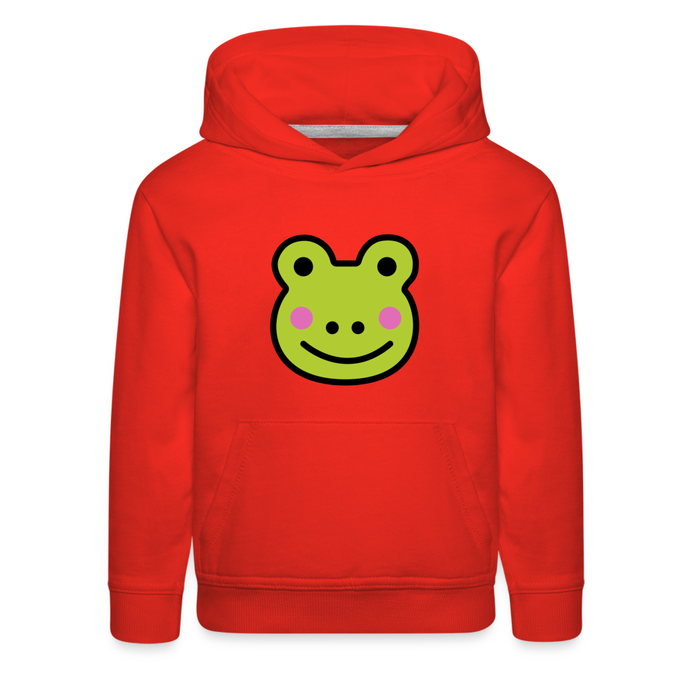 Customizable Sachi-chan Emoji Expression Character Moji Kids‘ Premium Hoodie - Emoji.Express - red