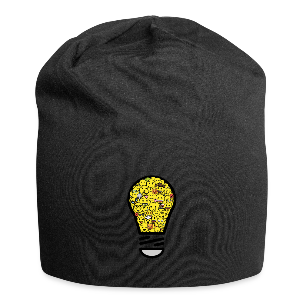Customizable Crowdsourced Moji Jersey Beanie - Emoji.Express - black