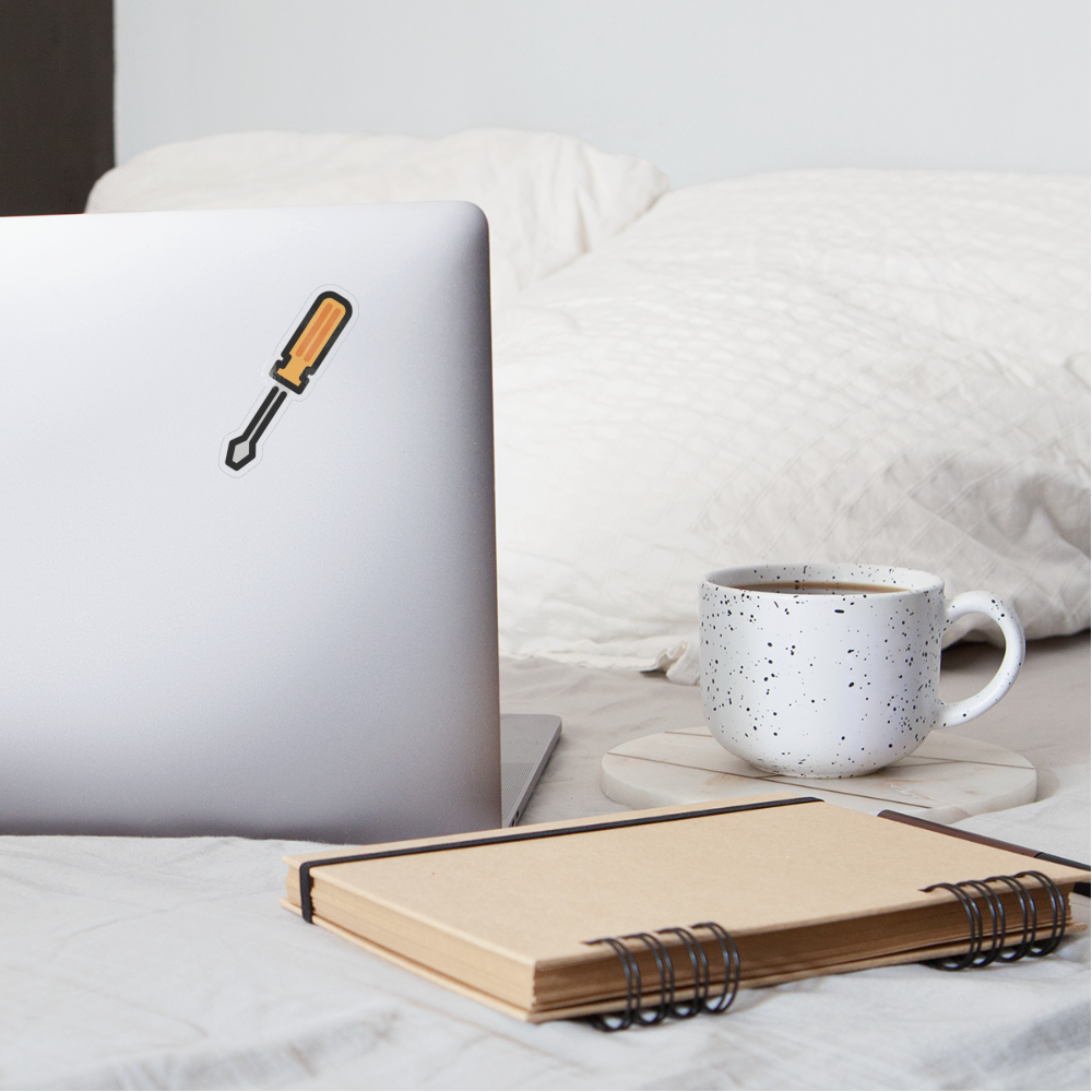 Screwdriver Moji Sticker - Emoji.Express - transparent glossy