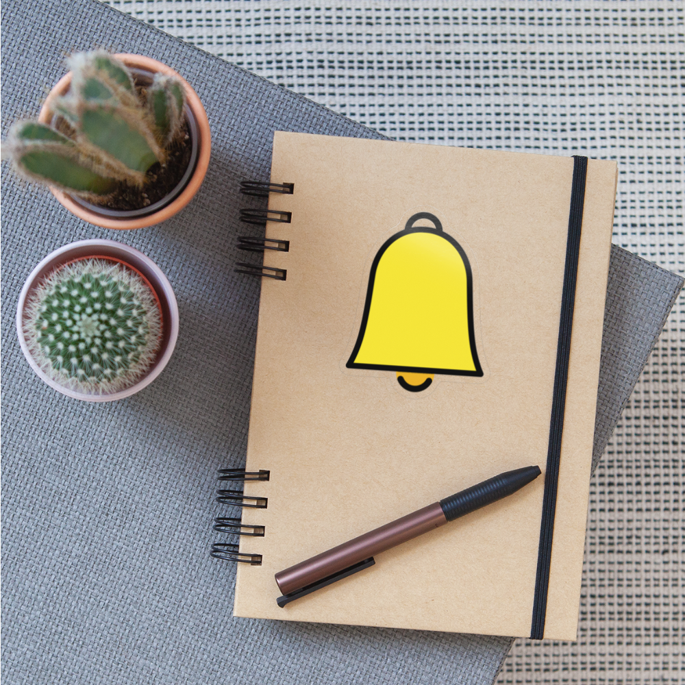 Bell Moji Sticker - Emoji.Express - transparent glossy