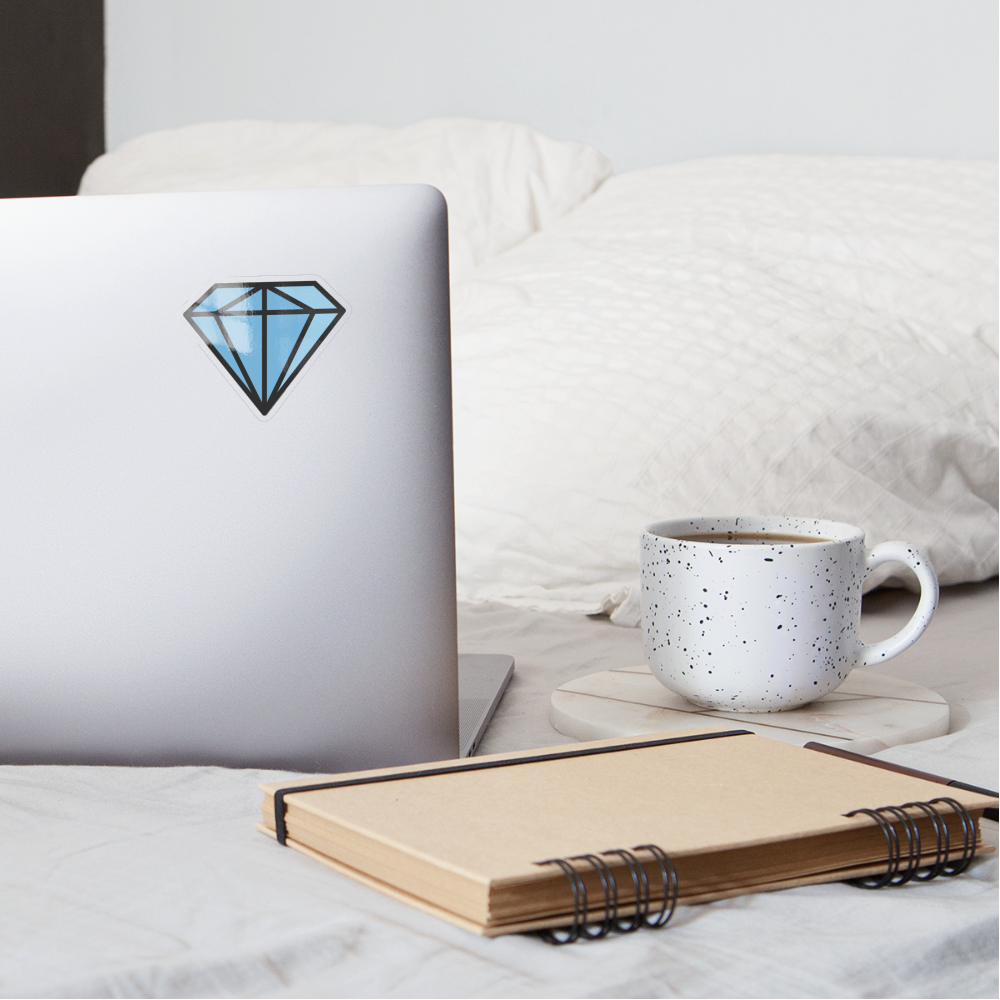 Gem stone Moji Sticker - Emoji.Express - transparent glossy