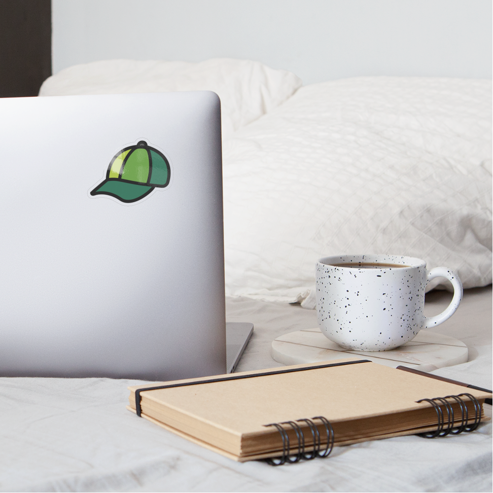 Billed Cap Moji Sticker - Emoji.Express - transparent glossy