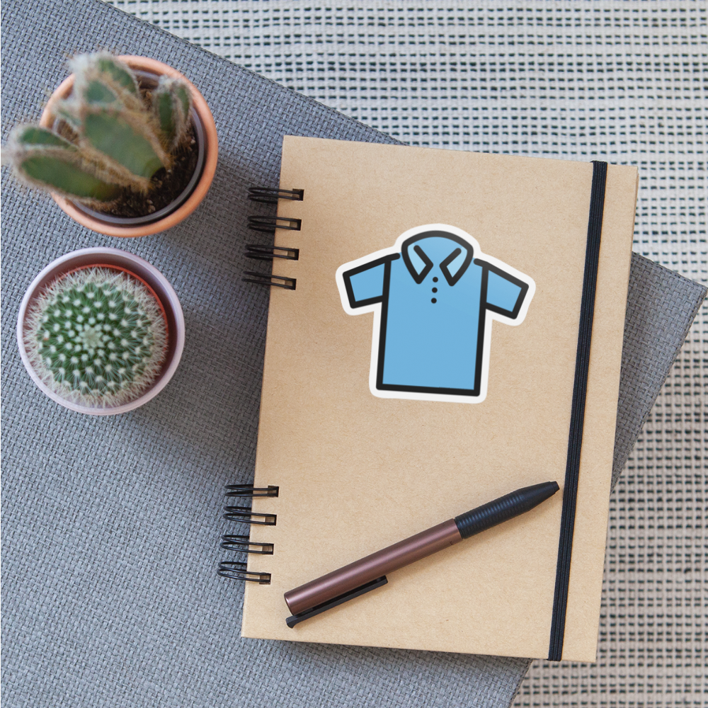 T-shirt Moji Sticker - Emoji.Express - white matte