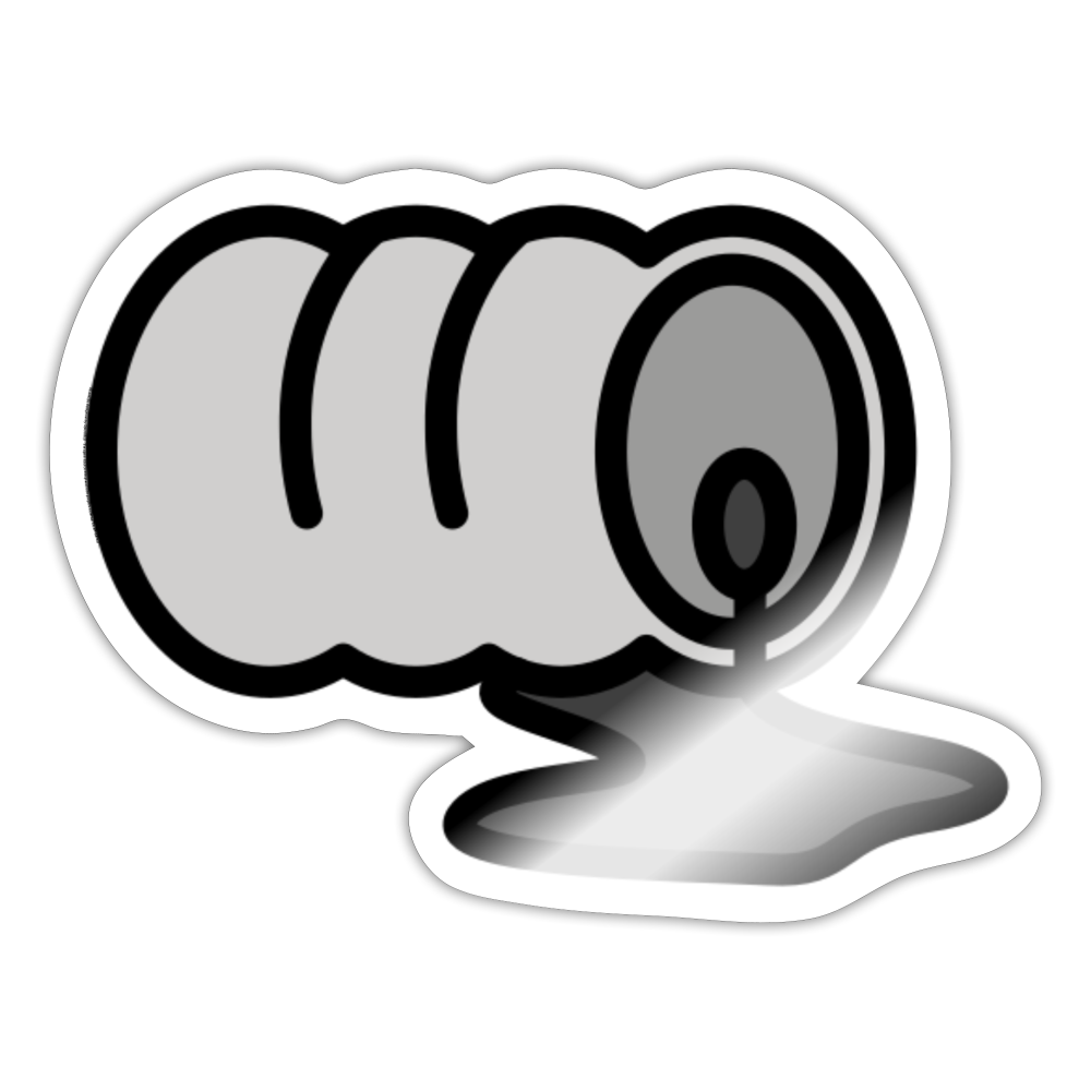 Oil Spill Moji Sticker - Emoji.Express - white glossy
