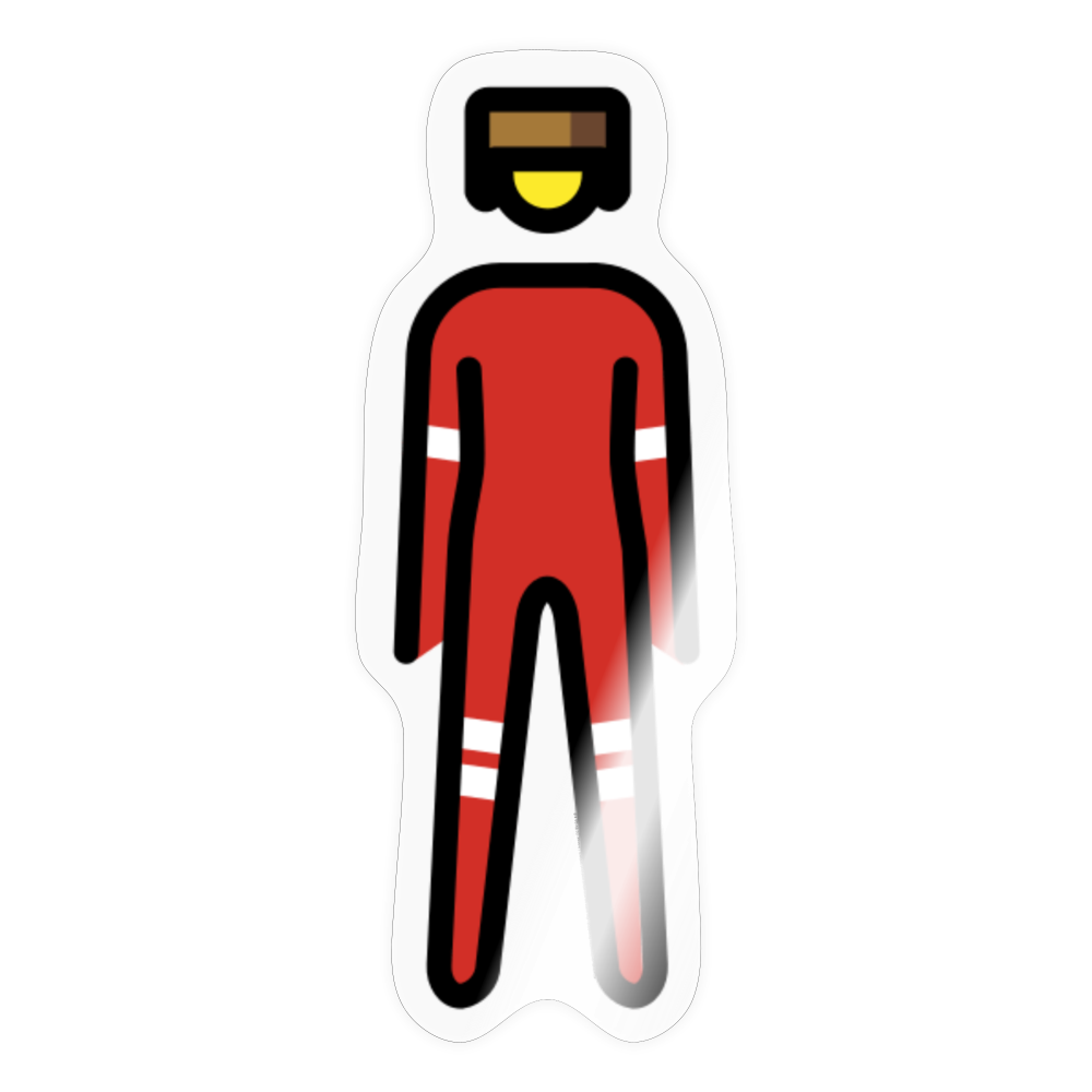 Polar Explorer Woman Moji Sticker - Emoji.Express - transparent glossy