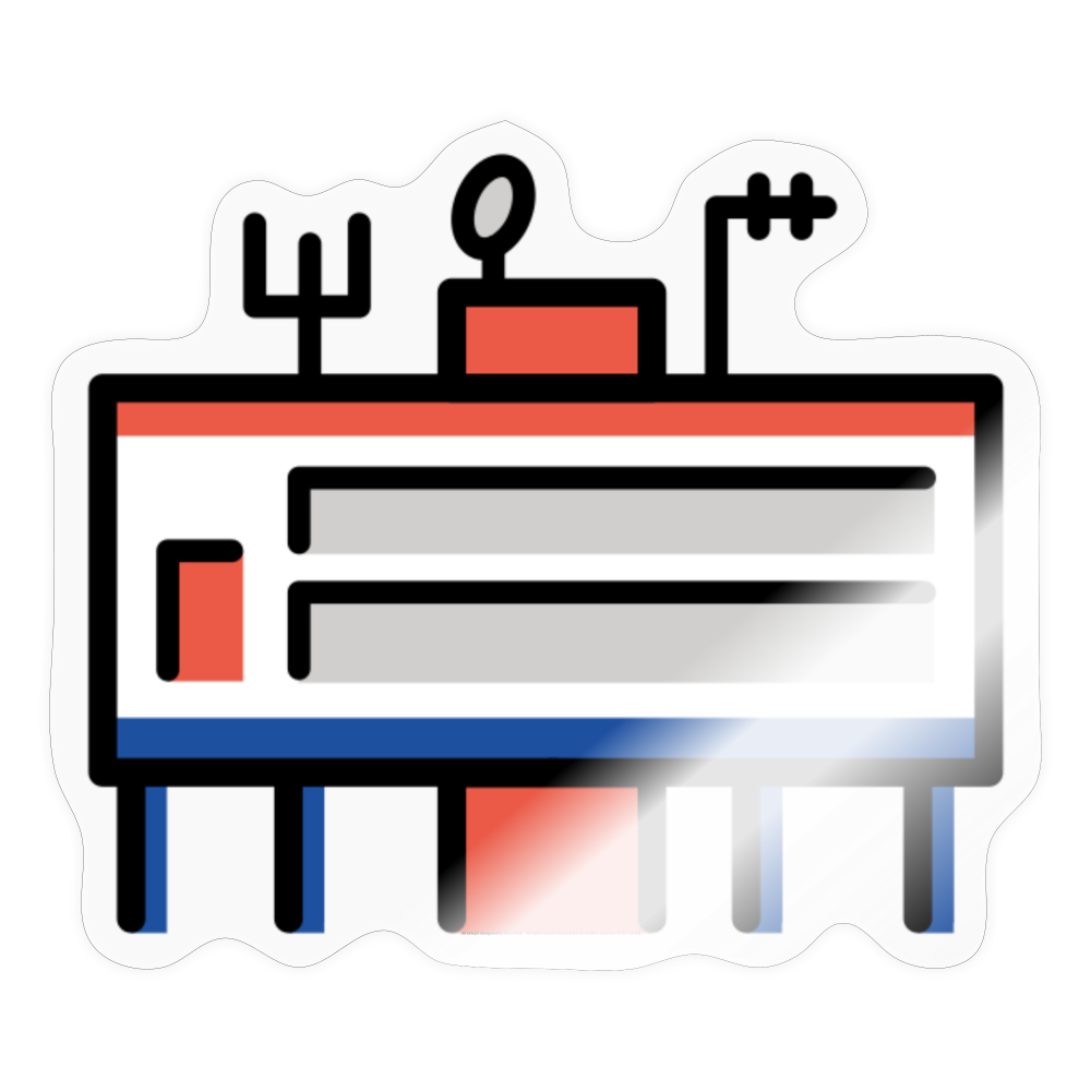 Polar Research Station Moji Sticker - Emoji.Express - transparent glossy