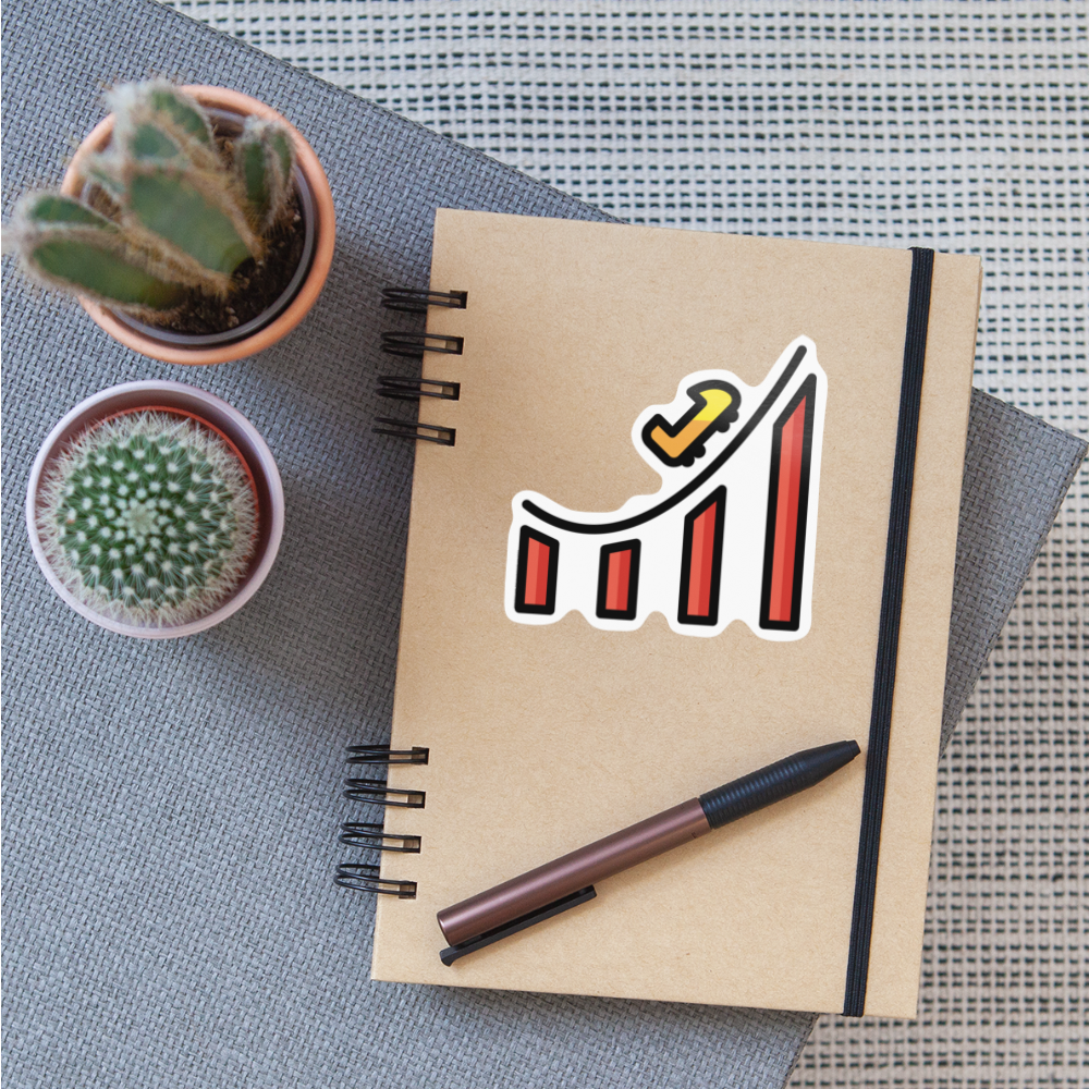 Roller Coaster Moji Sticker - Emoji.Express - white glossy