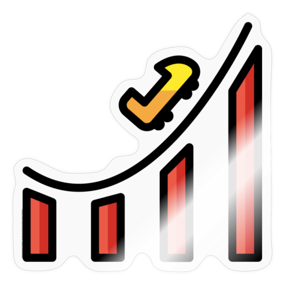 Roller Coaster Moji Sticker - Emoji.Express - transparent glossy