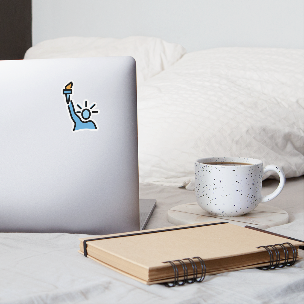 Statue of Liberty Moji Sticker - Emoji.Express - white matte