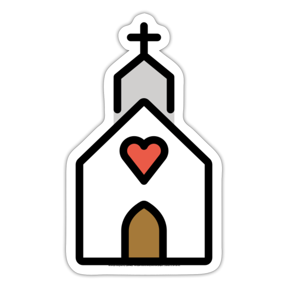 Wedding Moji Sticker - Emoji.Express - white matte