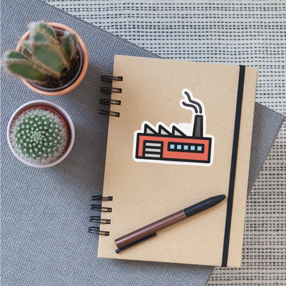 Factory Moji Sticker - Emoji.Express - white matte