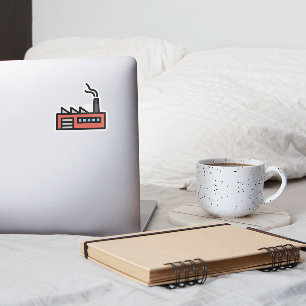 Factory Moji Sticker - Emoji.Express - white glossy