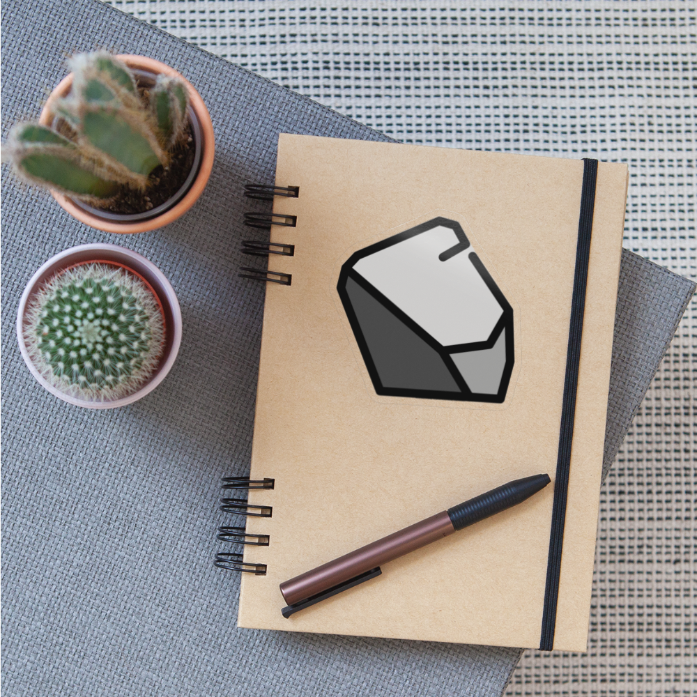 Rock Moji Sticker - Emoji.Express - transparent glossy