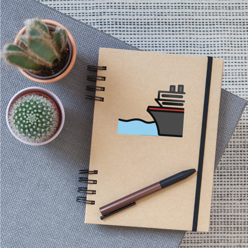 Ferry Moji Sticker - Emoji.Express - transparent glossy