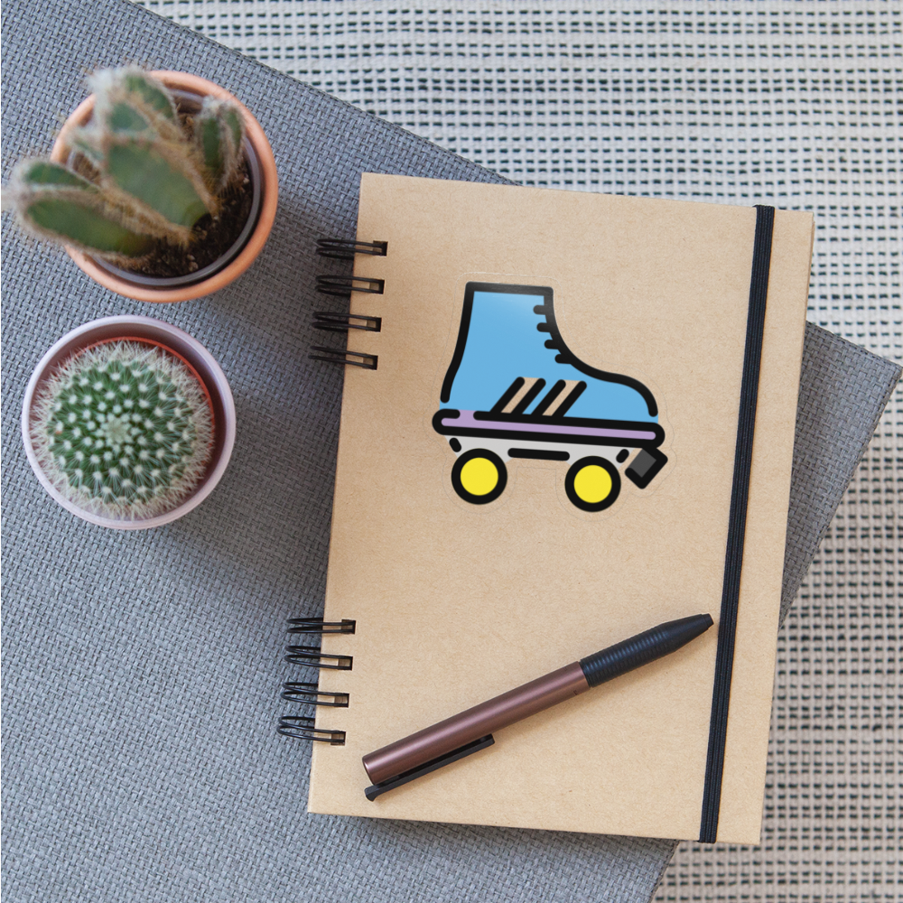 Roller Skate Moji Sticker - Emoji.Express - transparent glossy