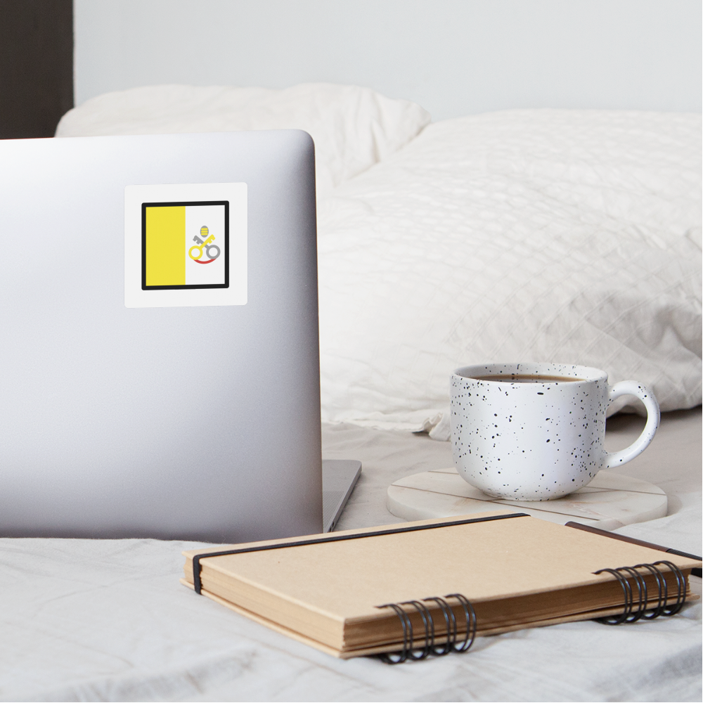 Flag: Vatican City Moji Sticker - Emoji.Express - white matte
