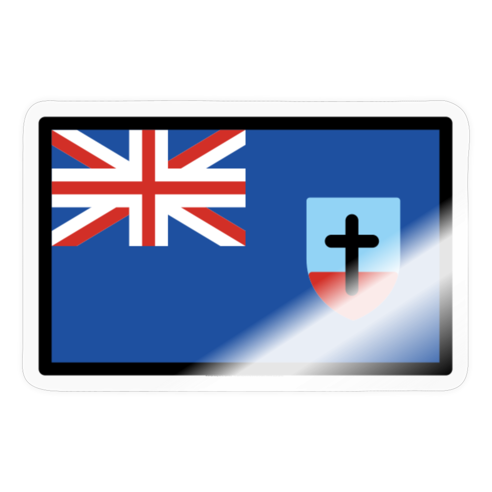 Flag: Montserrat Moji Sticker - Emoij.Express - transparent glossy