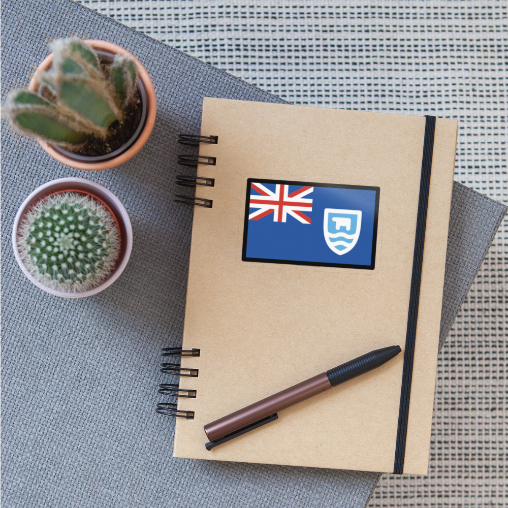Flag: Falkland Islands Moji Sticker - Emoji.Express - transparent glossy
