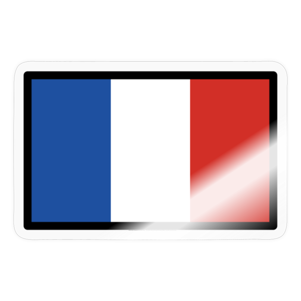 Flag: Clipperton Island Moji Sticker - Emoji.Express - transparent glossy