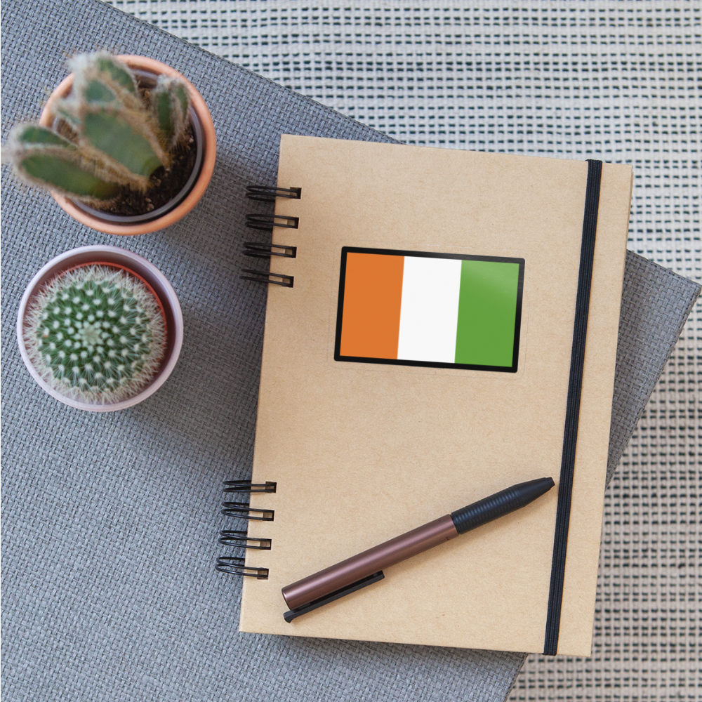 Flag: Côte d’Ivoire Moji Sticker - Emoji.Express - transparent glossy