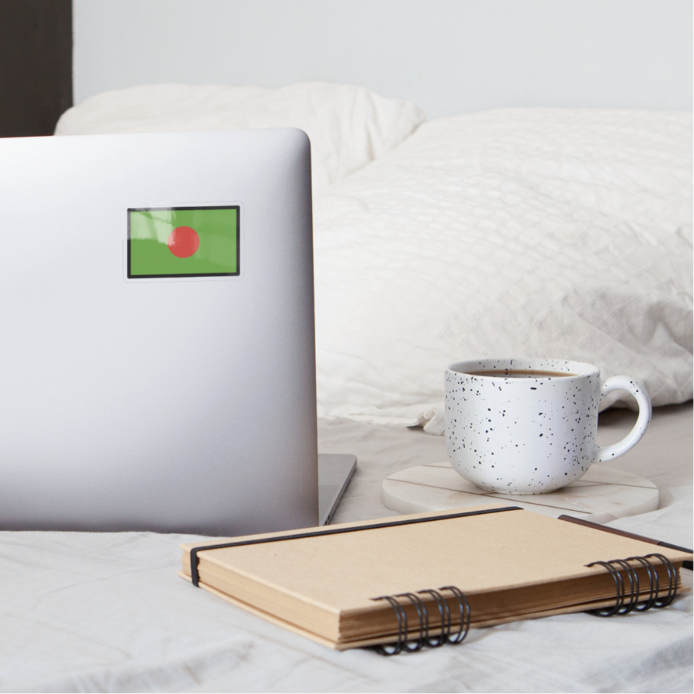 Flag: Bangladesh Moji Sticker - Emoji.Express - transparent glossy