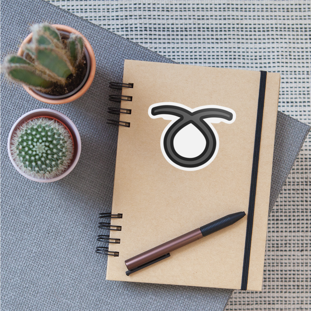 Curly Loop Moji Sticker - Emoji.Express - white matte