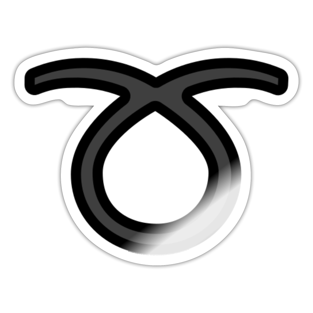 Curly Loop Moji Sticker - Emoji.Express - white glossy