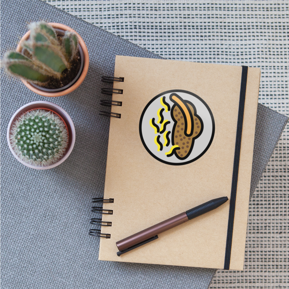 Lentils with Spaetzle Moji Sticker - Emoji.Express - transparent glossy