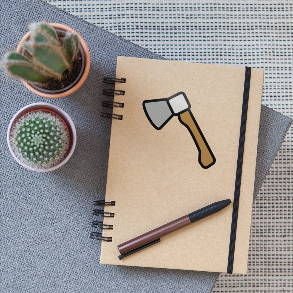 Axe (Gardening) Moji Sticker - Emoji.Express - transparent glossy