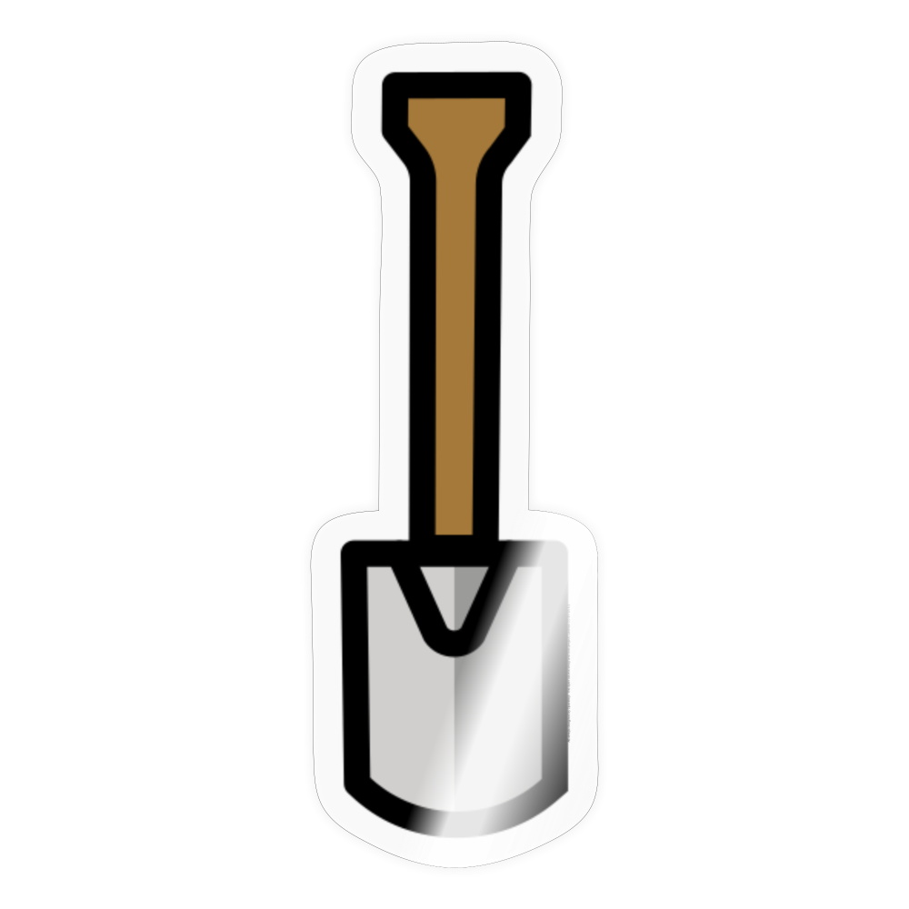 Spade (Gardening) Moji Sticker - Emoji.Express - transparent glossy