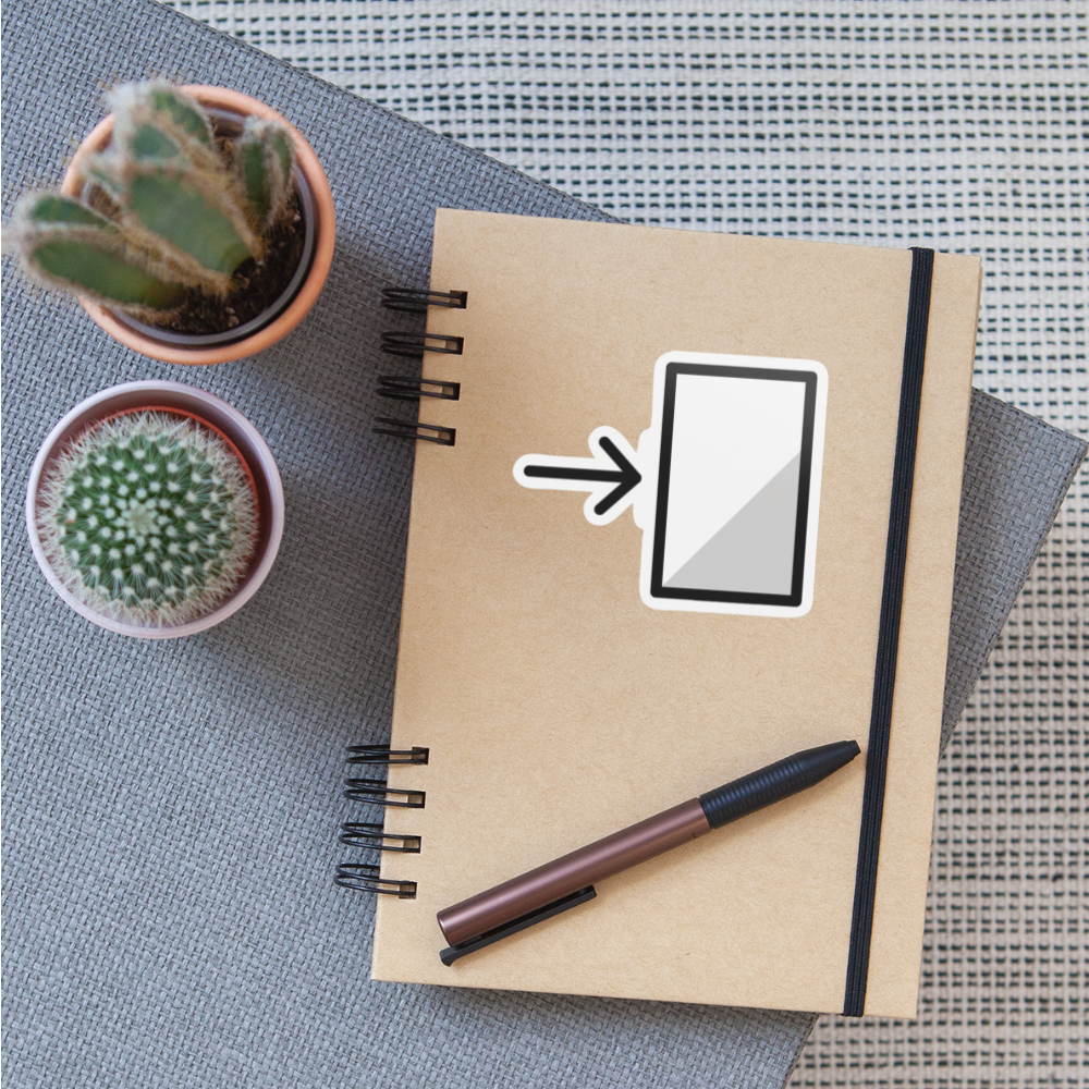 Inbox Moji Sticker - Emoji.Express - white matte