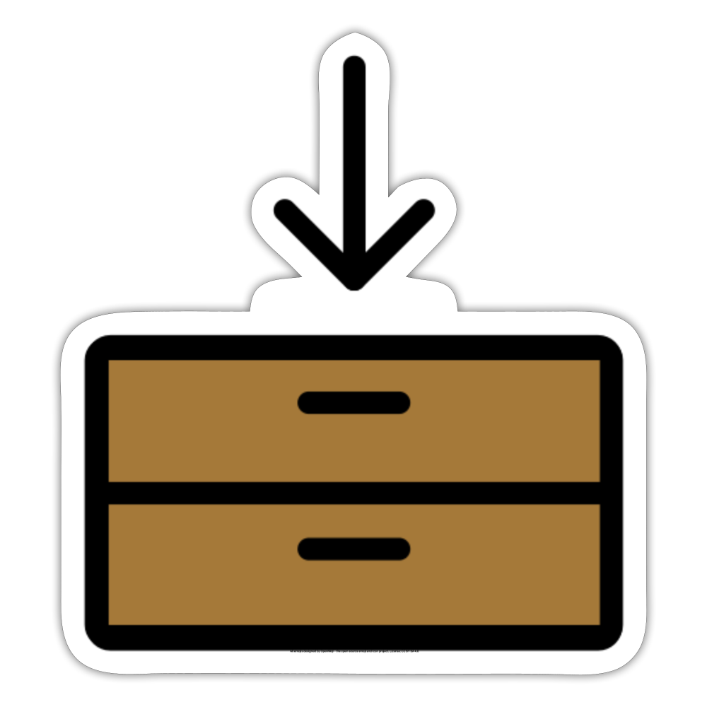 Archive Moji Sticker - Emoji.Express - white matte