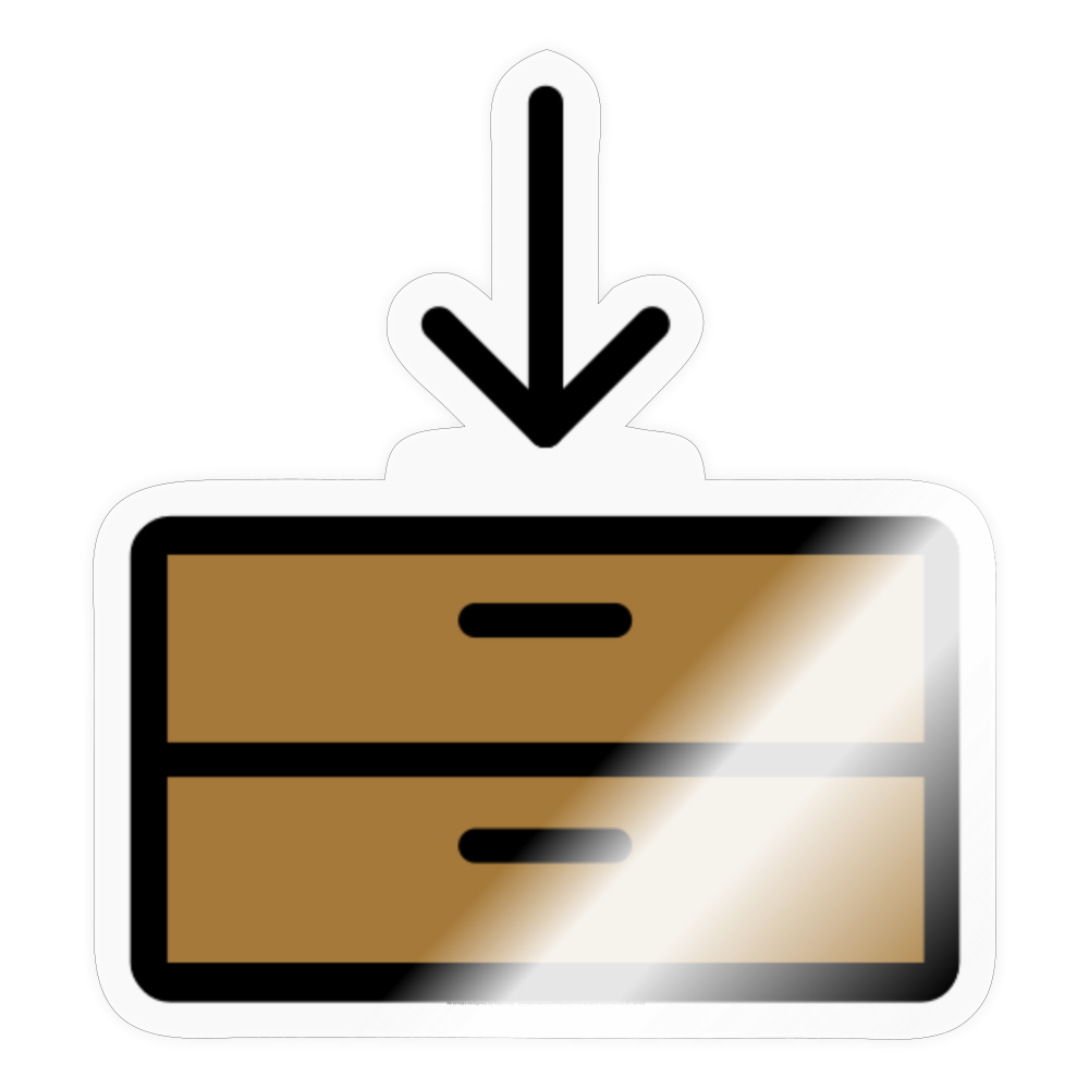Archive Moji Sticker - Emoji.Express - transparent glossy