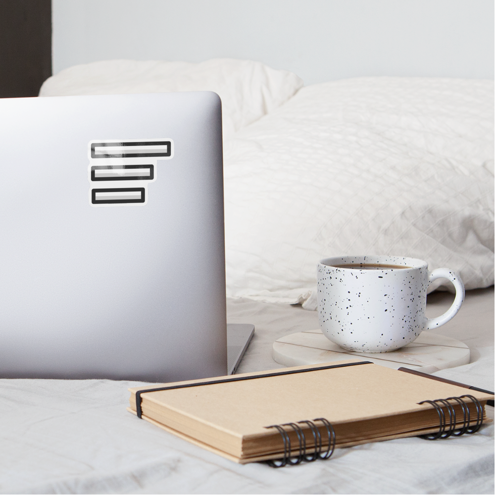 Sort Moji Sticker - Emoji.Express - white glossy