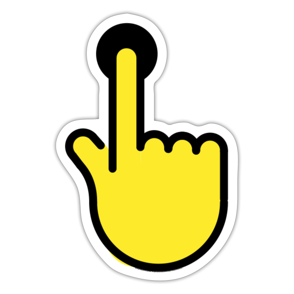 Hold Moji Sticker - Emoji.Express - white matte