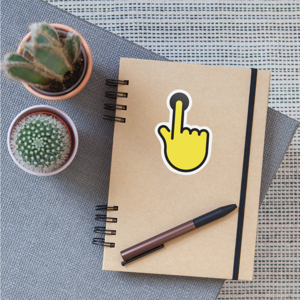 Hold Moji Sticker - Emoji.Express - white matte